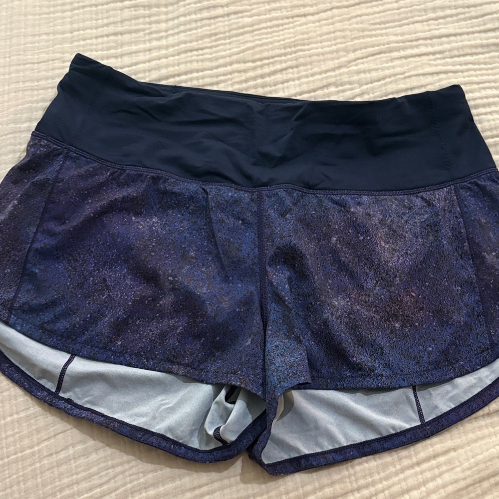 lululemon athletica high rise speed Shorts